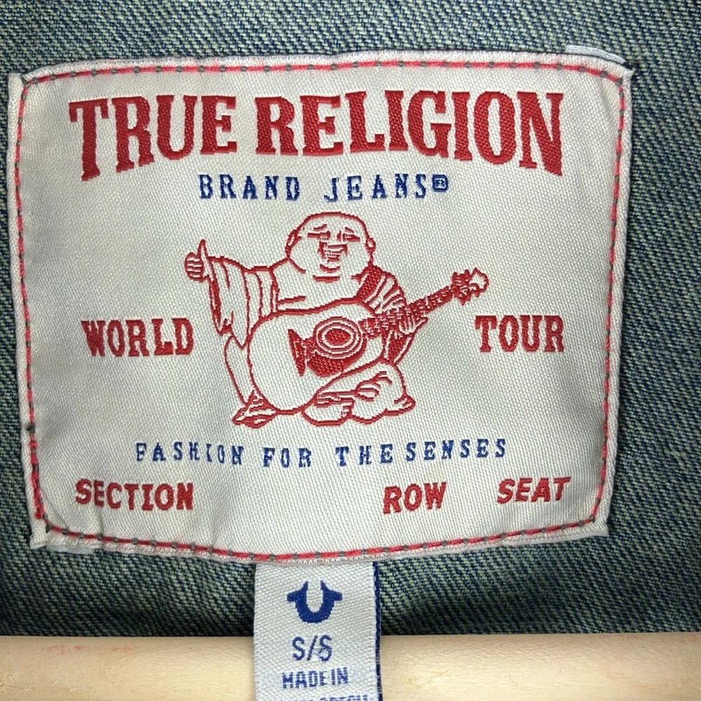 True Religion Jesse Trucker Jacket Denim Men's NWT